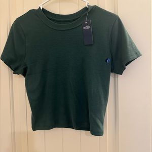 Dark green Hollister crop top